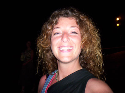 Mietsie as we ventured Barcelona by night, seemingly having a grand ol' time. 