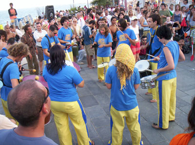 More of the samba band