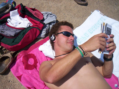 Just lazin on the beach...