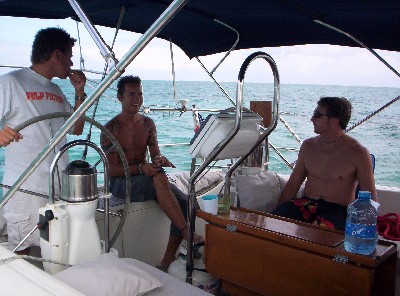 hanging out in the cockpit