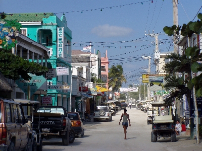  A shot of Front Street in San Pedro. 