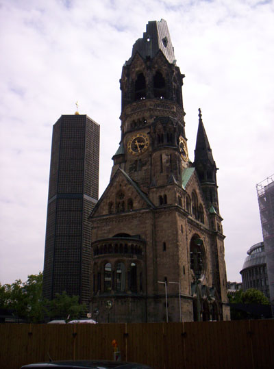 A bombed out church close to Berlin Zoo