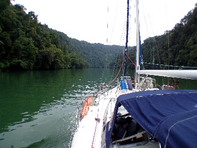 shot of river looking forward