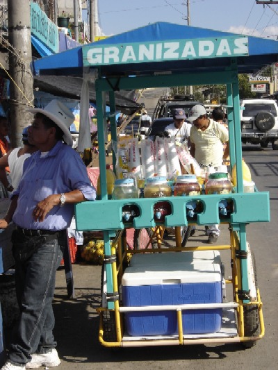 Local vendor on the street
