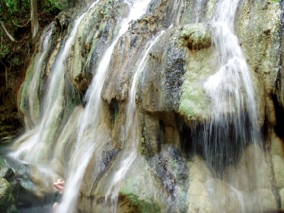 Hot waterfalls
