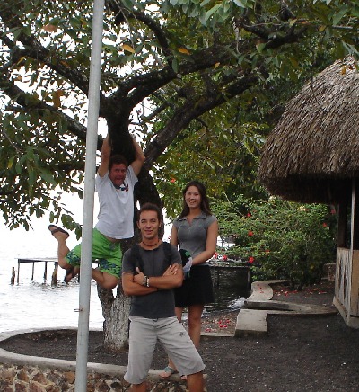 Hangin' by the tree... 