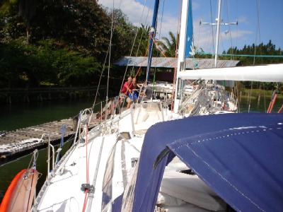 Andiamo shoving off.