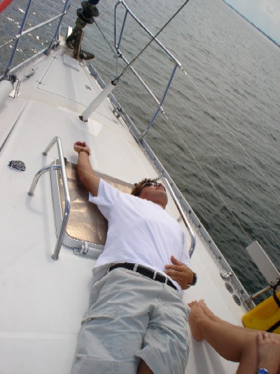 Tony on deck