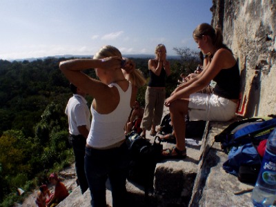 A view from the top of Temple IV... 