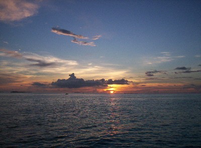 Just one of the many sunsets we got to enjoy while we were there.