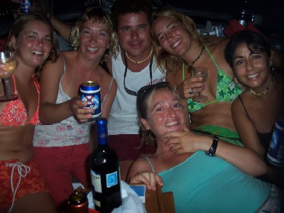 Tony and the party girls