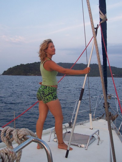 Pauline and the boathook