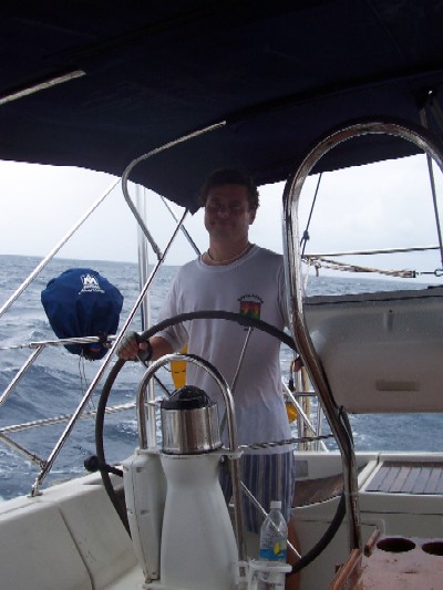 Me at the wheel