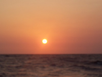 sunrise at Roatan