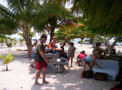 another shot of the party camp