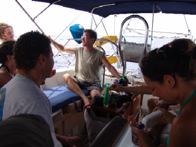 The cockpit in action
