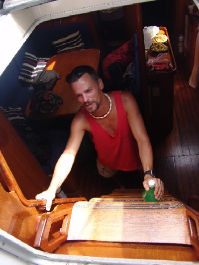 Norm, running up the drinks