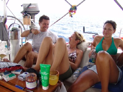 Me, hanging out with Karen and Mahia