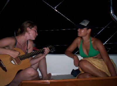 Katherine during her night performance.