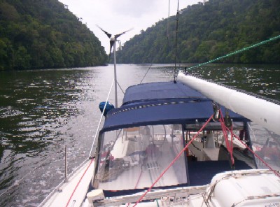 Andiamo going up the river again!