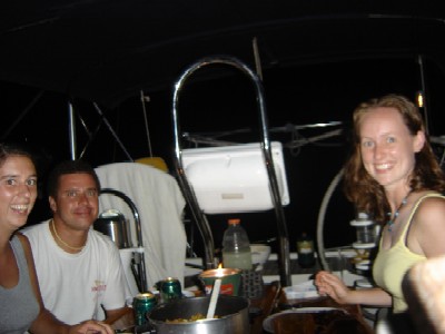 first night onboard